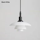 Bauhaus 3 Layer Glass LED Pendant Lamp Modern Elegant Chandelier by Ljojo