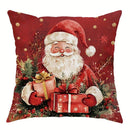 Christmas Pillowcase Set by Ljojo - Festive Sofa Cushion Covers for Home Decor