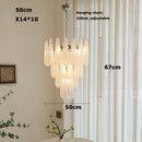 Ljojo Murano Glass E14 LED Indoor Chandelier for Villa - French Art Home Deco