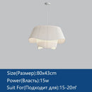 Cream Fabric Chandelier For Bedroom: Romantic Nordic Lighting by Ljojo
