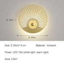 Ljojo Modern Led Wall Light Nordic Creative Color Living Room Iron Wall Lamp