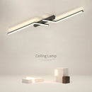 Ljojo LED Ceiling Light: Modern Scandinavian Simple Lines Ceiling Lighting