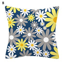 Flower Letter Print Cushion Cover for Stylish Home Decor by Ljojo