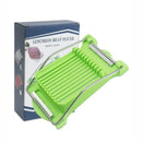 Ljojo Lunch Meat Slicer: Stainless Steel Food Cutter for Home Kitchen