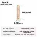 Natural Marble Wall Lamp for Villa Bedroom - Modern Indoor Lighting by Ljojo