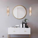 Ljojo Marble LED Wall Light in Copper Finish for Bedroom, Stair, Aisle, Dining Room & Parlor