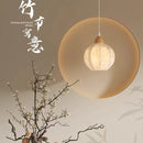 Guanpu Log-Style Bedside Chandelier: Ljojo Art Decorative Master Bedroom Light