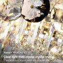 Ljojo Luxe Crystal Chandelier: Modern Elegant Lighting for Living Room, Dining, and Bedroom