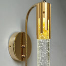 Crystal Minimalist Wall Lamp for Bedroom | LED Lights for Living Room Staircase Indoor Lighting by Ljojo