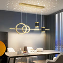 Ljojo Luxury LED Starry Pendant Lights for Dining Room and Kitchen