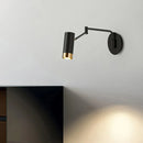 Ljojo Luxury Nordic LED Swing Wall Lamp - White/Black