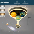 Ljojo Modern Minimalist Nordic Astronaut Planet Rope LED Ceiling Lamps for Living Room
