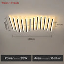 LED Linear Ceiling Light Modern Living Room Lamps Home Decor by Ljojo