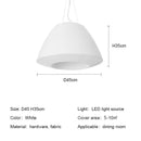 Nordic Art Fabric LED Pendant Lights For Dining Room - Ljojo Chandelier Lighting