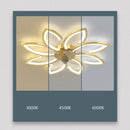 Ljojo Luxury Modern Ceiling Fan Lamp for Living & Dining Room