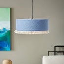 Japanese Cloth Pendant Lamp Retro Tassels Hanging Chandelier for Living Room - Ljojo