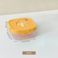 Ljojo Divided Lunch Box: Leakproof Portable Container for Salad, Fruit, and Bento