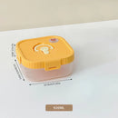 Ljojo Divided Lunch Box: Leakproof Portable Container for Salad, Fruit, and Bento