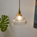 Ljojo Modern Amber Green Glass Pendant Lights for Kitchen Dining Room Decor