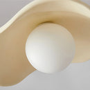 LED Cream Lotus Leaf Chandelier for Stylish Dining Room Decor by Ljojo