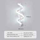 Ljojo LED Pendant Light: Modern Bedroom Hanging Lamp Fixture - Gold Black