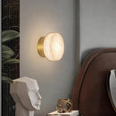 High-end Spanish Marble Round Wall Lamp - Nordic Modern Led Room Light - Ljojo