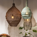 Ljojo Mesh Pendant Light: Modern Irregular Shapes, E27 Kitchen Island Suspension Lighting