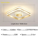 Modern LED Ceiling Light Luxe Gold Luxurious Fixture Stylish Bedroom Bathroom Indoor Lighting Ljojo