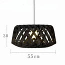 Bamboo LED Pendant Light Hand Made Creative Art Home Decor by Ljojo