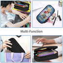 Ljojo Mermaid Double Layer Pencil Case | Large Capacity Stationery & Makeup Bag