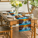 Autumn Maple Table Runner for Dining & Kitchen Decor by Ljojo
