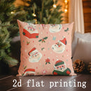 Christmas-themed Cute Animal & Pattern Pillow Cover for Sofa, Bedroom, Car by Ljojo