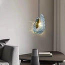 LED Hanging Copper Pendant Light Modern Creative Blue Beauty Home Decor Indoor Restaurant Room Lobby Factory Outlet by Ljojo