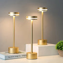 Ljojo LED Table Lamp: Rechargeable Touch Three-tone Lighting for Home and Decor