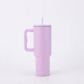 Ljojo 30oz Stainless Steel Tumbler with Handle, Lid, Straw - Leak Proof, Vacuum Insulated