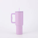 Ljojo 30oz Stainless Steel Tumbler with Handle, Lid, Straw - Leak Proof, Vacuum Insulated