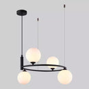 Luxury Led Pendant Light Glass Chandelier - Nordic Magic Bean for Dining Room by Ljojo