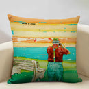 Ljojo Linen Pillow Case 45x45cm for Home Decor and Relaxation