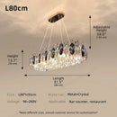 Modern Luxury Crystal Chandelier for Home Decor | LED Ceiling Chandelier by Ljojo