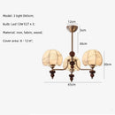 French Nickel Led Chandelier Living Room Wabi Sabi Wood Pendant Lights European Home Decor Hanging Lamp Luminarias Lighting - Ljojo