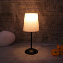 Fabric Table Lamp Warm Light LED Modern Minimalist Home Decor Ljojo Aesthetically Pleasing Lighting