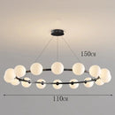 Ljojo Italian Light Luxury Circular Magic Bean Pendant Light for Dining Table and Living Room