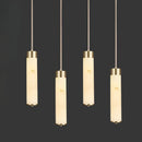Marble Pendant Lamps Small Copper Chandeliers: Elegant Lighting for Bedroom and Living Room by Ljojo
