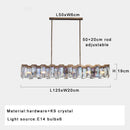 LED Chandelier Long For Dining Table Decor Bar Luxury Lampen Home Decor Pendant Lamp - Ljojo