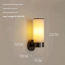 Luxury Alabaster Marble Wall Lamp: Modern Spanish Copper Sconce for Living Room by Ljojo