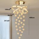 Ljojo LED Pendant Staircase Chandeliers for Modern Living Room Lighting