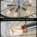 Ljojo Luxury Glass Crystal Ceiling Chandelier for Home Decor