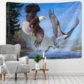 Eagle Sunset Sky Full Wall Tapestry Psychedelic Cloth Rug Home Decor Hanging - Ljojo
