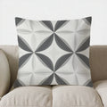 Geometric Square Design Throw Pillow Cover by Ljojo