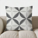 Geometric Square Design Throw Pillow Cover by Ljojo